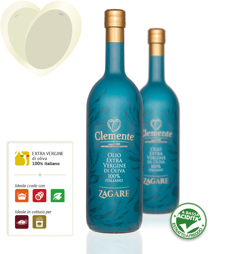 Olio extravergine 100% Italiano - Zagare 1 Litro
