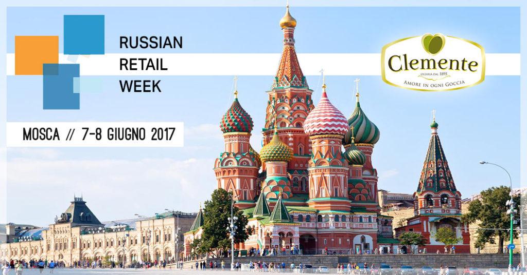 L'Olearia Clemente sarà presente al “Russian Retail Week” presso l’International Trade Center di Mosca. Il più grande forum della Grande Distribuzione Russa.