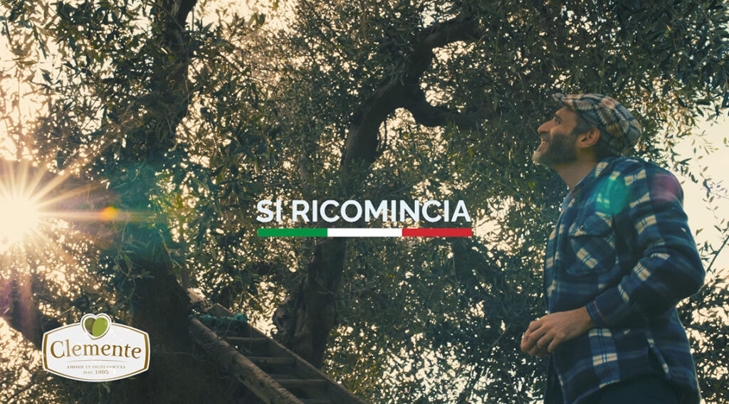 Dal 12 al 18 Aprile il nuo spot Olio Clemente in onda suli principali programmi televisivi LA7